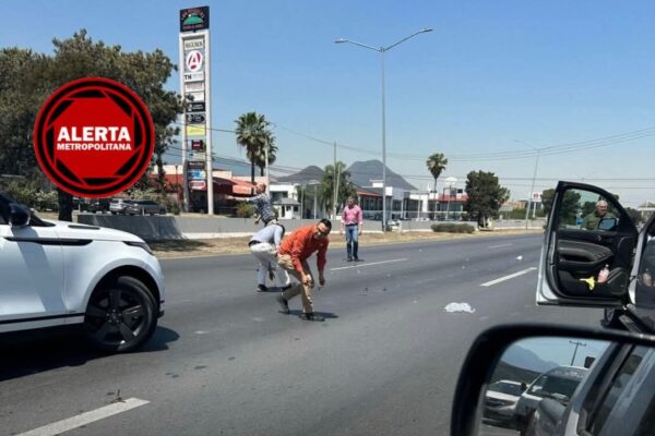 TIRAN PONCHALLANTAS EN LA CARRETERA NACIONAL, ALERTAN A CONDUCTORES
