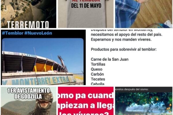 Y CLARO… LOS MEMES DEL TEMBLOR NO PODÍAN FALTAR