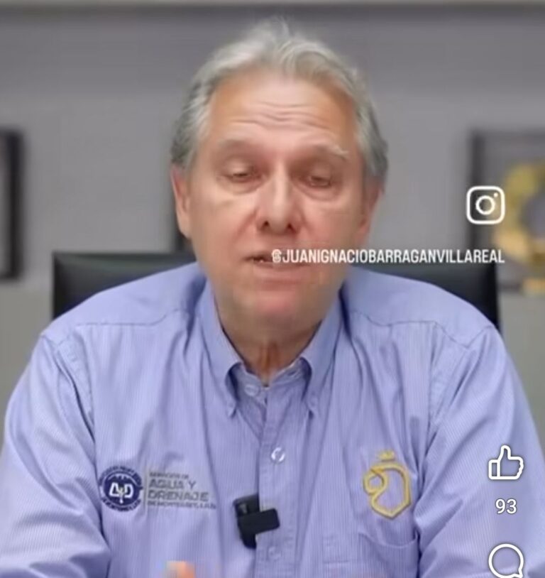 ¡Cuidado! Juan Ignacio Barragán Director de Agua y Drenaje menciona que apenas viene lo difícil y cuidemos el agua.