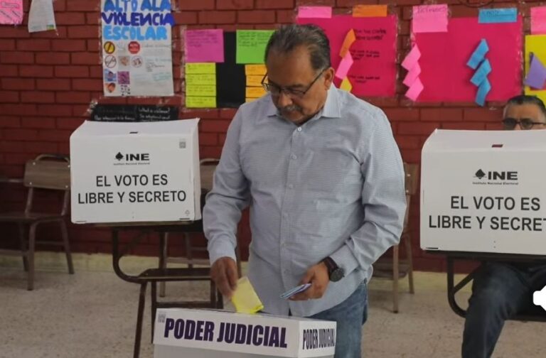 VOTA MIJES EN ELECCIÓNDEL PODER JUDICIAL